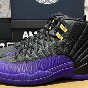 Air Jordan 12 Field Purple Black Metallic Gold